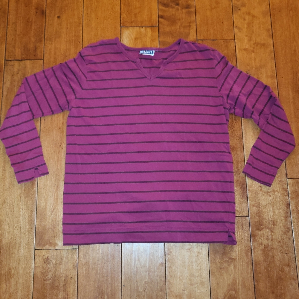 Erika & Co long sleeve striped shirt